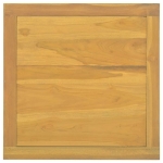 Tavolino da Salotto 60x60x40 cm in Legno Massello di Teak