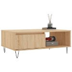 Tavolino da Salotto Rovere Sonoma 90x60x35 cm Legno Multistrato