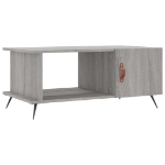 Tavolino da Salotto Grigio Sonoma 90x50x40 cm Legno Multistrato