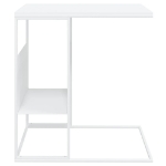 Tavolino Bianco 55x36x59,5 cm Legno Multistrato