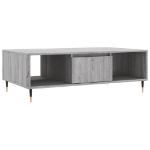 Tavolino da Salotto Grigio Sonoma 104x60x35cm Legno Multistrato