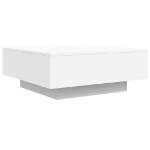 Tavolino da Salotto Bianco 80x80x31 cm in Legno Multistrato