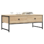 Tavolino Salotto Rovere Sonoma 101x49x39,5 cm Legno Multistrato