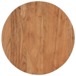 Tavolino Salotto 45x45x35cm in Legno Massello di Acacia e Ferro