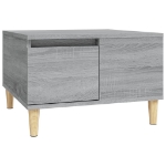 Tavolino Salotto Grigio Sonoma 55x55x36,5 cm Legno Multistrato