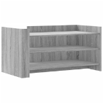 Tavolino Salotto Grigio Sonoma 100x50x50 cm Legno Multistrato