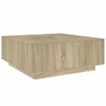 Tavolino Salotto Rovere Sonoma 100x100x40 cm Legno Multistrato