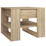 Tavolino Salotto Rovere Sonoma 55,5x55x45 cm Legno Multistrato