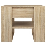 Tavolino Salotto Rovere Sonoma 55,5x55x45 cm Legno Multistrato