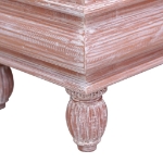 Tavolino da Salotto Marrone 90x50x40 cm Legno Massello Mogano