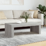 Tavolino da Salotto Grigio Sonoma 102x50x36cm Legno Multistrato