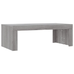 Tavolino da Salotto Grigio Sonoma 102x50x36cm Legno Multistrato