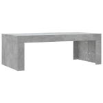 Tavolino Salotto Grigio Cemento 102x50x36 cm Legno Multistrato