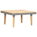 Tavolino per Giardino 60x60x31,5 cm Legno Massello di Acacia