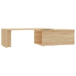 Tavolino da Salotto Rovere Sonoma 150x50x35cm Legno Multistrato