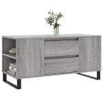 Tavolino Salotto Grigio Sonoma 102x44,5x50 cm Legno Multistrato