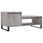 Tavolino da Salotto grigio sonoma 100x50x45cm Legno Multistrato