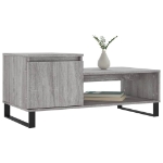 Tavolino da Salotto grigio sonoma 100x50x45cm Legno Multistrato