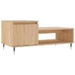 Tavolino da Salotto Rovere Sonoma 100x50x45cm Legno Multistrato