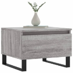 Tavolini Salotto 2pz Grigio Sonoma 50x46x35cm Legno Multistrato