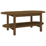 Tavolino da Salotto Ambra 110x55x45 cm Legno Massello di Pino