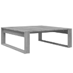 Tavolino Salotto Grigio Sonoma 100x100x35 cm Legno Multistrato