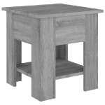 Tavolino da Salotto Grigio Sonoma 40x40x42 cm Legno Multistrato