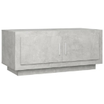 Tavolino Salotto Grigio Cemento 102x50x45 cm Legno Multistrato