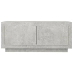 Tavolino Salotto Grigio Cemento 102x50x45 cm Legno Multistrato