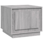 Tavolino da Salotto Grigio Sonoma 51x50x44 cm Legno Multistrato