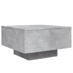 Tavolino da Salotto Grigio Cemento 55x55x31cm Legno Multistrato