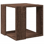 Tavolino da Salotto Rovere Marrone 32x32x30cm Legno Multistrato