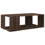 Tavolino Salotto Rovere Marrone 89,5x48x30 cm Legno Multistrato