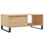 Tavolino Salotto Rovere Sonoma 90x50x36,5 cm Legno Multistrato