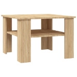 Tavolino da Salotto Rovere Sonoma 60x60x42 cm Legno Multistrato