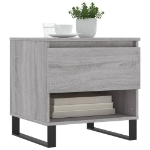 Tavolini Salotto 2pz Grigio Sonoma 50x46x50cm Legno Multistrato