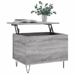 Tavolino Salotto Grigio Sonoma 60x44,5x45 cm Legno Multistrato