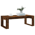 Tavolino da Salotto Rovere Fumo 102x50x35 cm Legno Multistrato