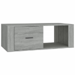 Tavolino Salotto Grigio Sonoma 100x50,5x35 cm Legno Multistrato