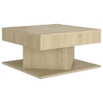 Tavolino da Salotto Rovere Sonoma 57x57x30 cm Legno Multistrato