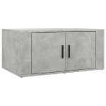 Tavolino Salotto Grigio Cemento 80x50x36 cm Legno Multistrato