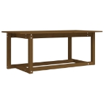 Tavolino da Salotto Ambra 110x55x45 cm Legno Massello di Pino