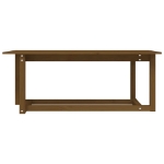 Tavolino da Salotto Ambra 110x55x45 cm Legno Massello di Pino