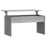 Tavolino Grigio Sonoma 102x50,5x52,5 cm in Legno Multistrato