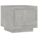 Tavolino Salotto Grigio Cemento 51x50x45 cm Legno Multistrato