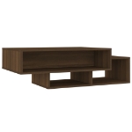 Tavolino Salotto Rovere Marrone 105x55x32 cm Legno Multistrato