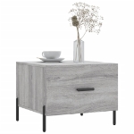 Tavolini Salotto 2pz Grigio Sonoma 50x50x40cm Legno Multistrato