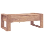 Tavolino da Salotto 110x60x40 cm in Legno Massello di Teak