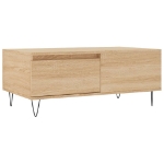 Tavolino Salotto Rovere Sonoma 90x50x36,5 cm Legno Multistrato