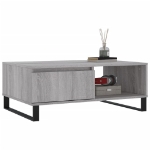 Tavolino da Salotto Grigio Sonoma 90x60x35 cm Legno Multistrato